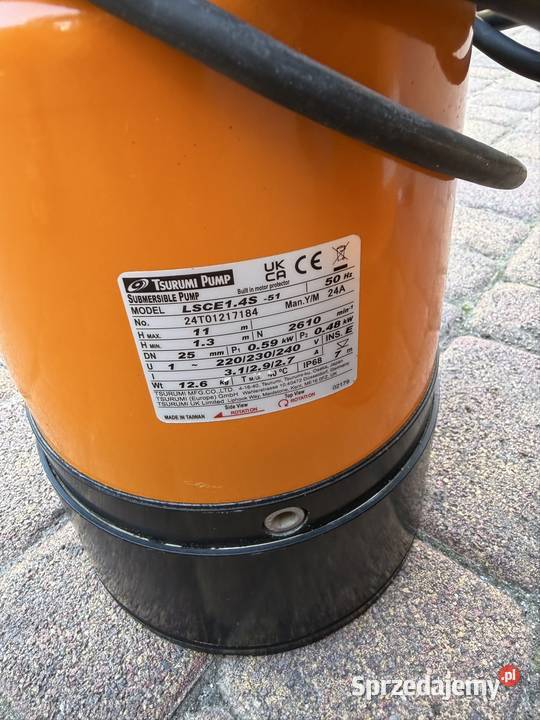 Pompa wody brudnej TSURUMI LSCE14 S51 Pompy i hydrofory lubuskie