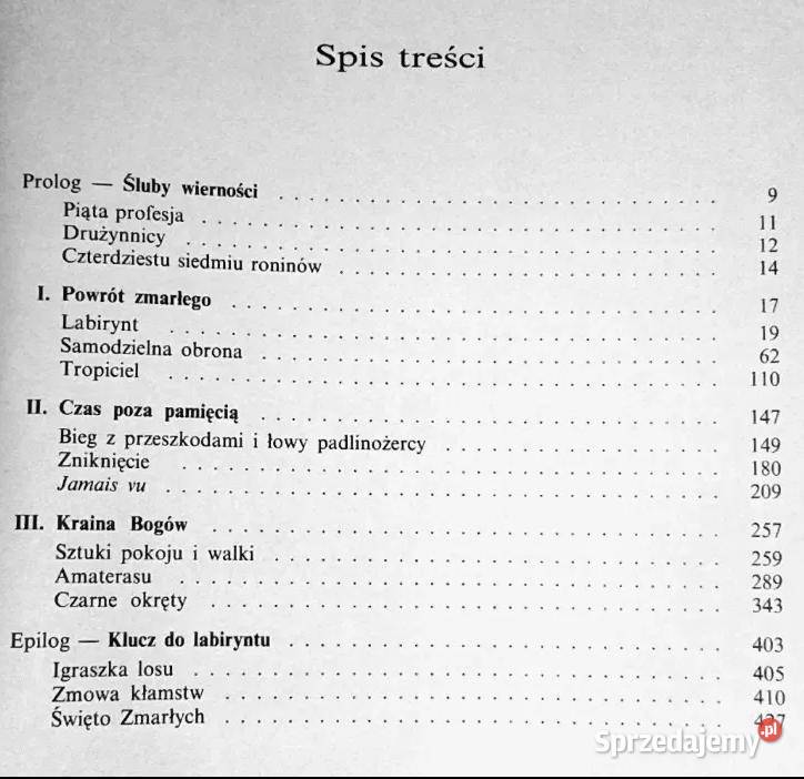 Piąta Profesja David Morrell lubelskie Chełm sprzedam