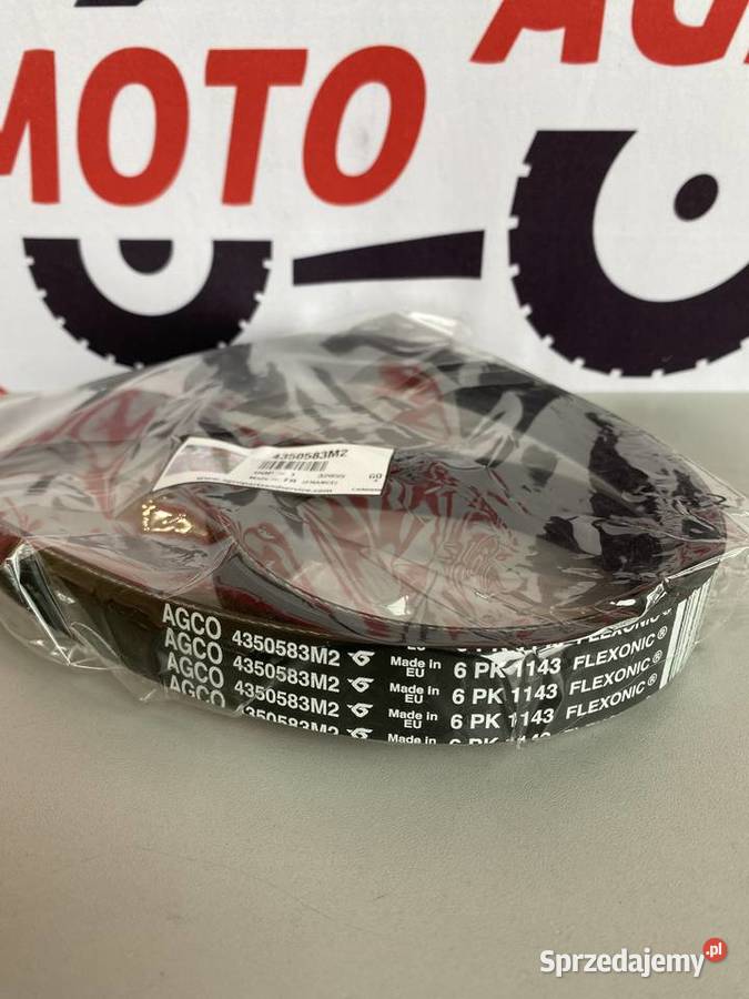 Pas klinowy Massey Ferguson 4350583M2 ORYGINAŁ Białystok sprzedam