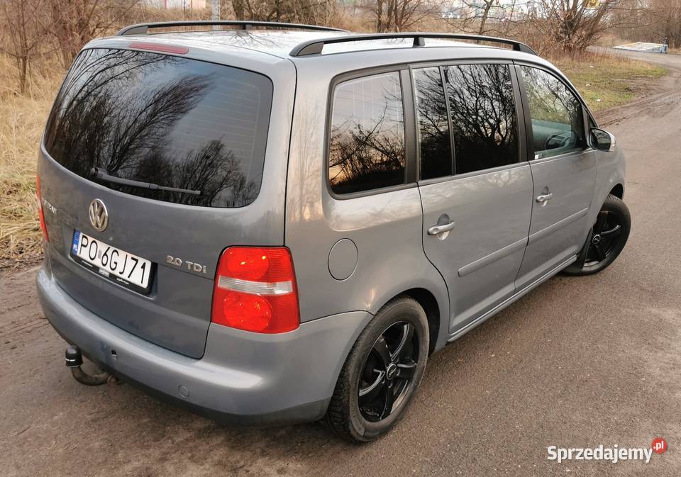 Volkswagen Touran 20TDI 140 BKD 7 Osobowy Grzane CD Poznań