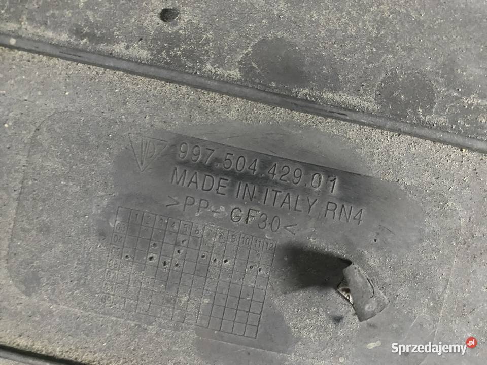 Osłona silnika podwozia porsche 911 997 Kraków