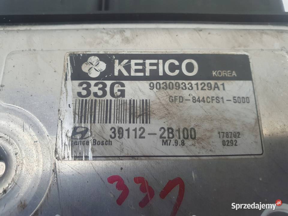 Hyundai i30 14 16V STEROWNIK SILNIKA komputer Rudka