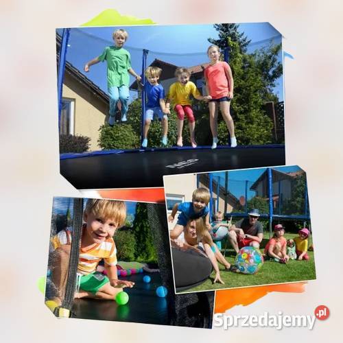 TRAMPOLINA OGRODOWA 10ft 312 z siatką zewnętrzną