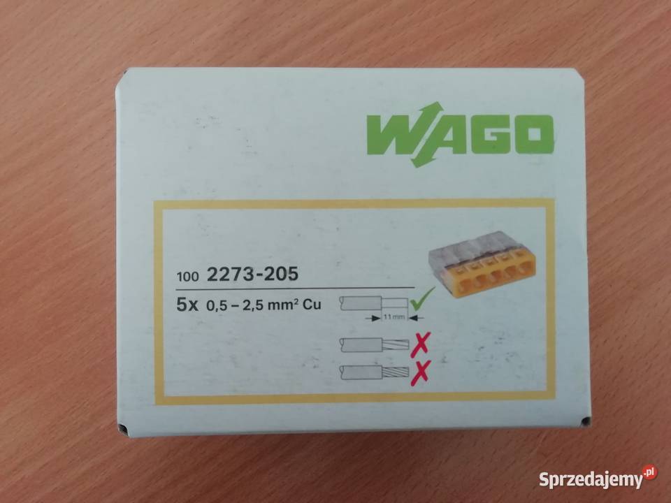 Szybkozłączki WAGO 2273 205 Instalacje Złotów