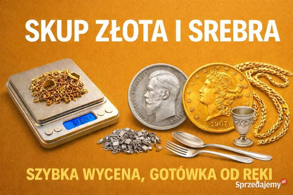 SKUP ZŁOTA I SREBRA MEGA CENY monety złom Skup surowców i elektroniki Warszawa