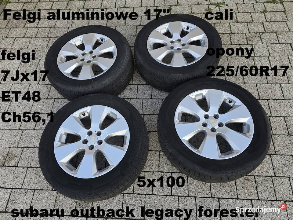 Koła SUBARU Outback BR Forester SH felgi