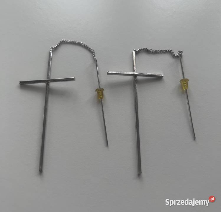 Kolczyki duże krzyże Wrocław