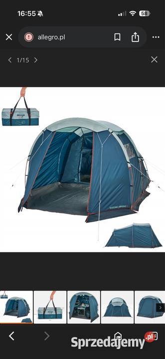 Namiot kempingowy Quechua Arpenaz 41 4 osobowy Kielce