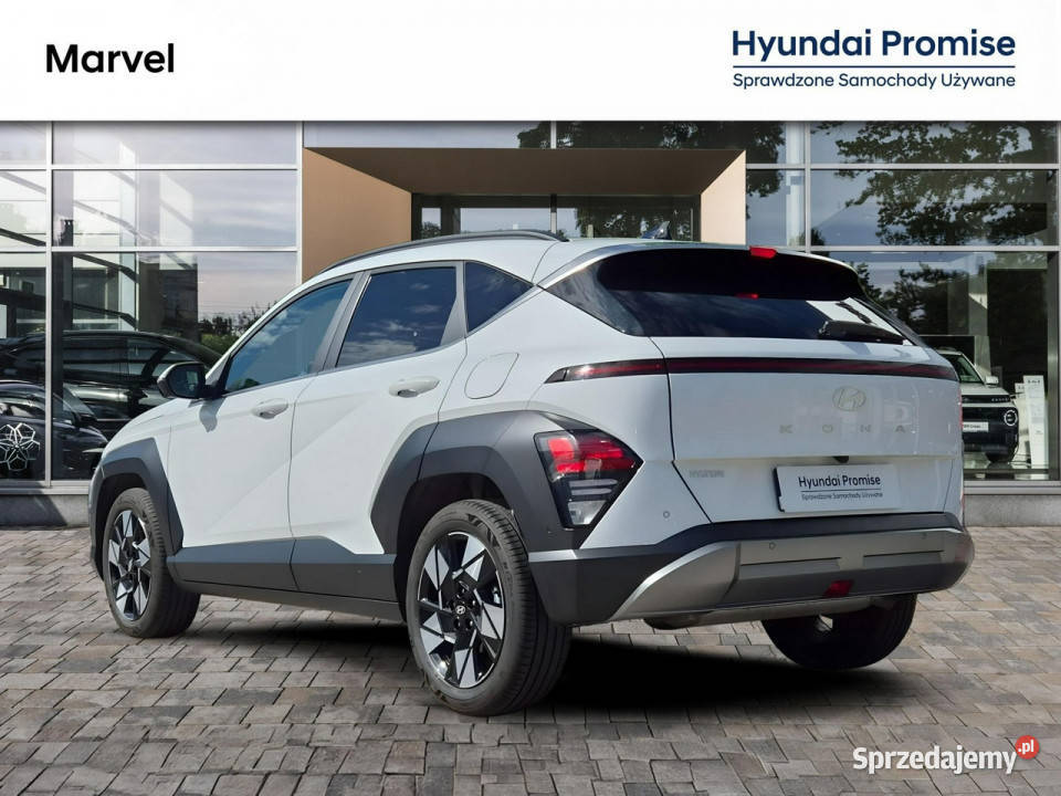 Hyundai Kona 16T GDI Benzyna AT 138 Platinum ogranicznik prędkości łódzkie