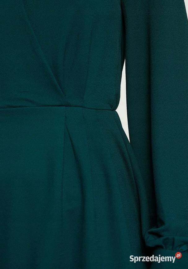 ONLY SUKIENKA BUTELKOWA ZIELEŃ ELEGANCKA 34 XS Rozmiar 34(XS) Kalisz