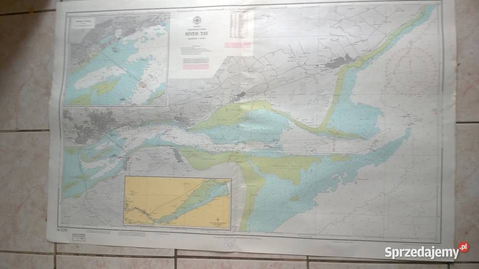 Mapa morska NIEMIECKA Schottische Kueste River Piaseczno