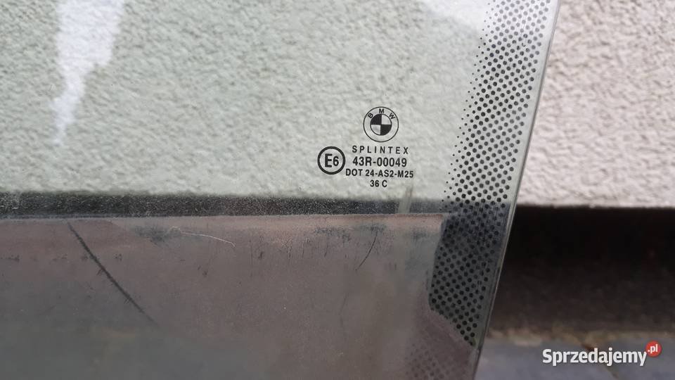 Szyba boczna BMW E36 CabrioCoupe Lusowo sprzedam