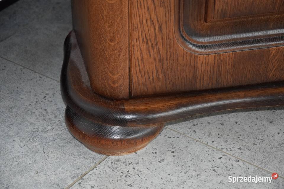 witryna narożna dębowa nowa