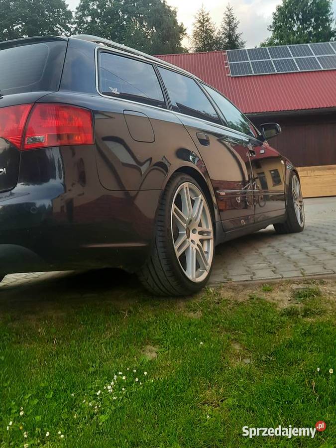 Audi A4 B7 20 TDI S line B xenon Alu 19 Bezwyp relingi dachowe podkarpackie Posada Jaśliska sprzedam