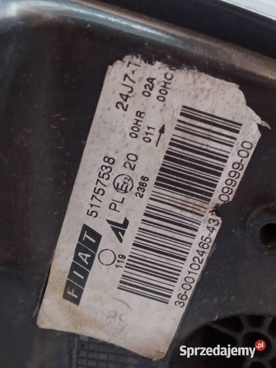 LAMPA PRZÓD LEWA EUROPA 51757538 Fiat Bravo II