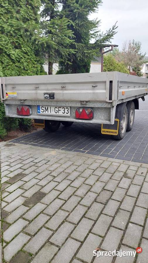 Przyczepa humbaur 2000 Burtowe i plandeki łódzkie Działoszyn