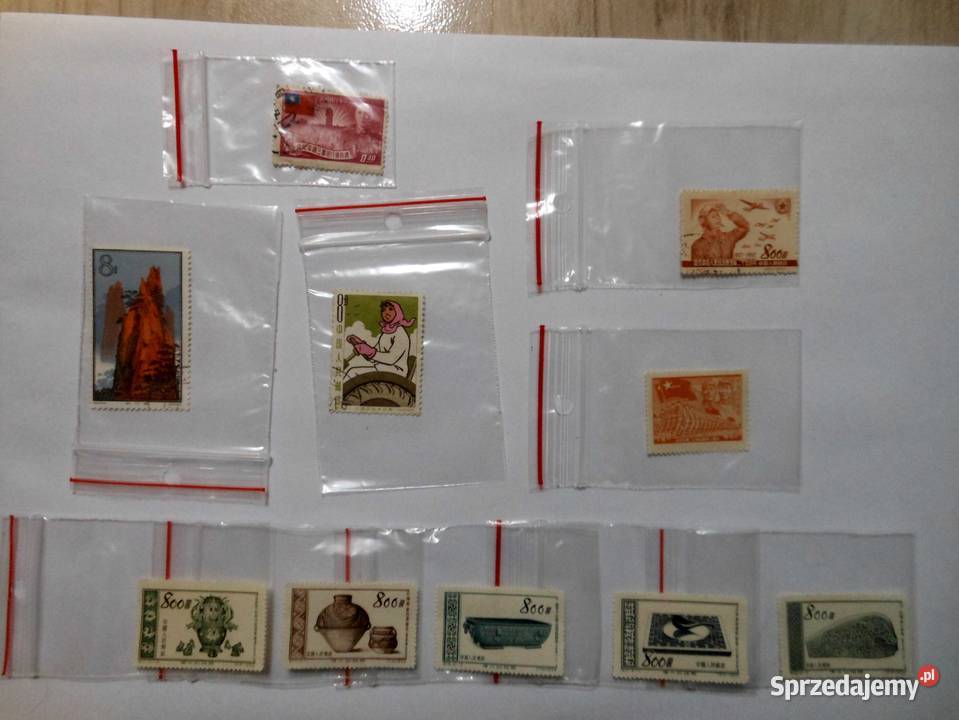 Ciekawe chińskie znaczki warmińsko-mazurskie Bartoszyce sprzedam