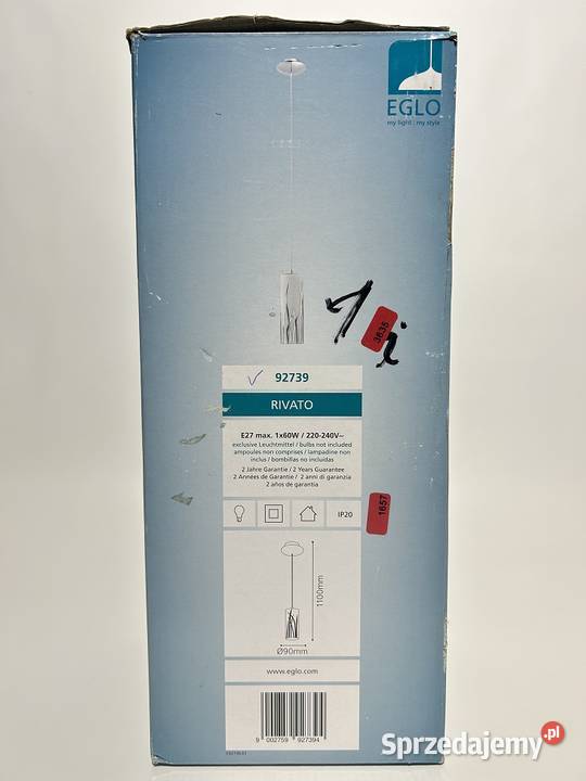 Lampa wisząca RIVATO 92739 EGLO Sanok