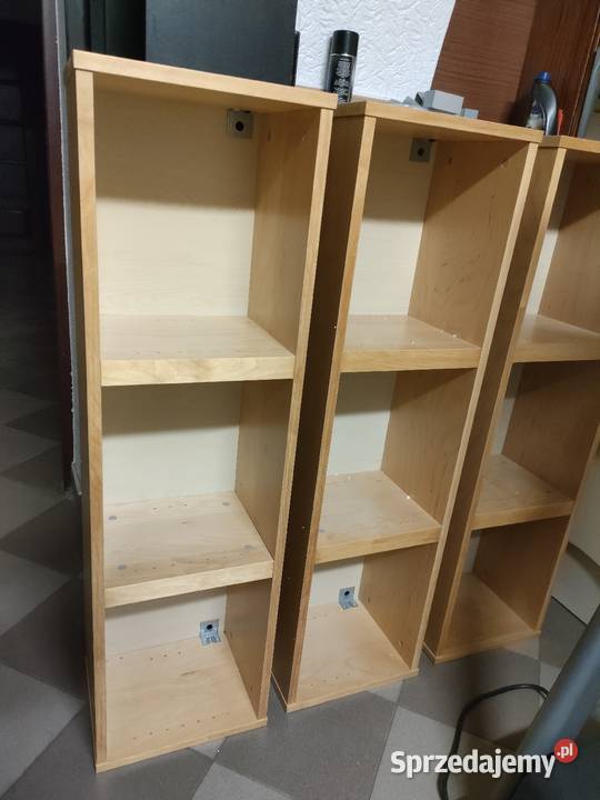 Półki Ikea okleina naturalna 28cm Skrzynki