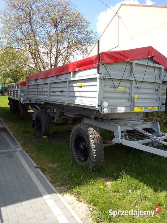 Sprzedam przyczepę d 55 6t nieuszkodzony Przyczepy rolnicze Werbkowice