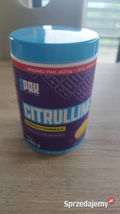 Cytrulina 6PAK Citrulline 450g Cytrynowa Prawie Pozostałe Siłownia i fitness małopolskie Zembrzyce