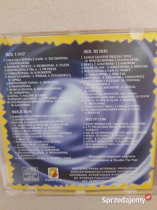 Sprzedaż płyty CD z przebojami lat 60 80 Zielona Góra