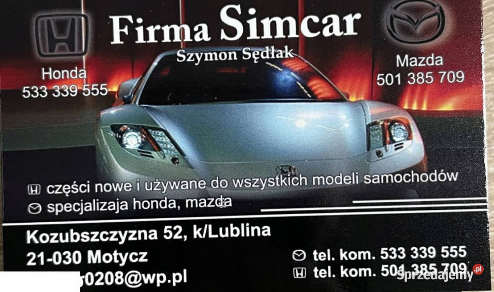 MAZDA CX3 ŚLIZG MOCOWANIE ZDERZAKA LEWY TYŁ D10E lubelskie Kozubszczyzna