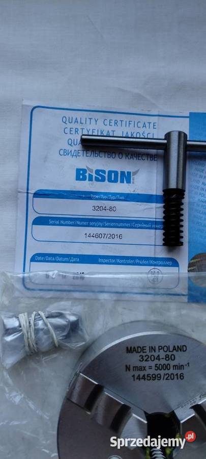 Uchwyt tokarski nowy 320480 BISON Warszawa sprzedam