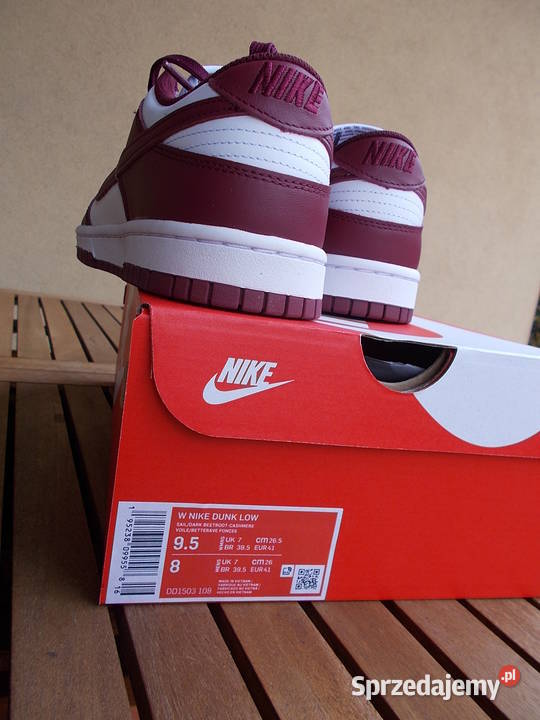 r 41 265 Nike Dunk low Bordeaux DD1503108 Dunk Poznań