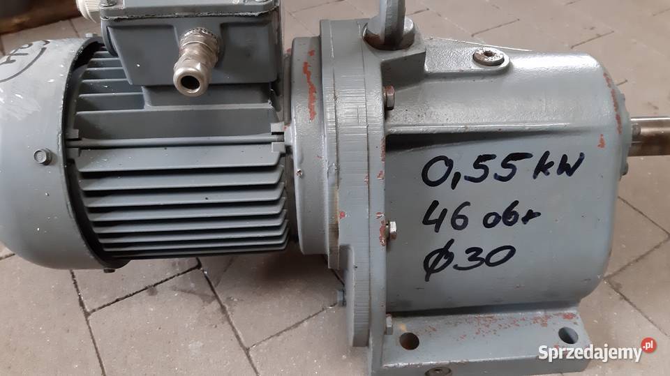 Motoreduktor 055 kW 46 obr Produkcja Leszno sprzedam