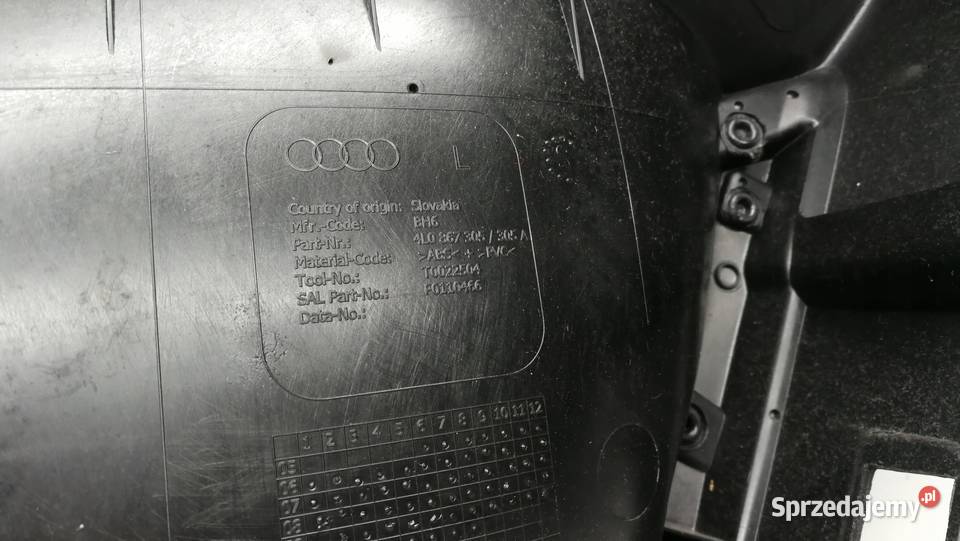 BOCZEK DRZWI L T AUDI Q7 ALCANTARA ANBIENTE BOSE śląskie Przystajń sprzedam