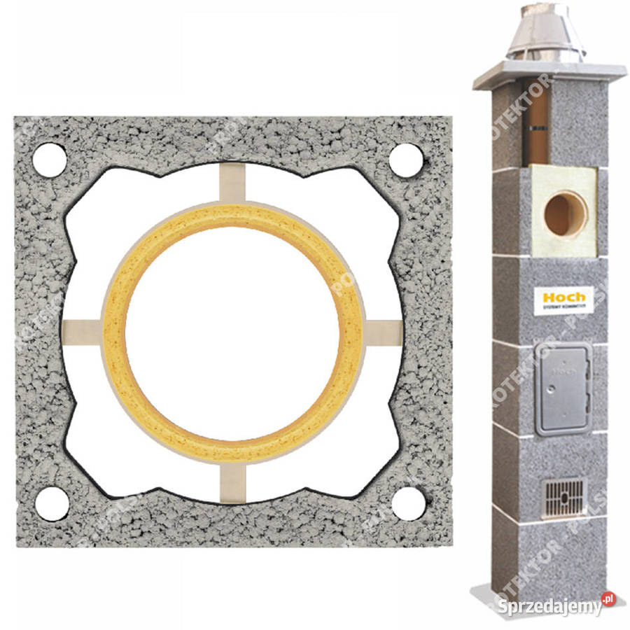 Hoch Standard system kominowy wkład ceramiczny Gdańsk