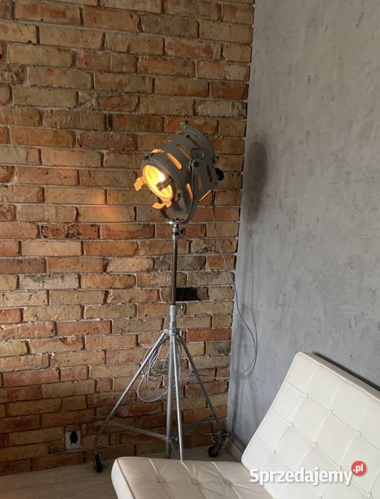 Lampa PRL teatralna Vintage loft Poznań