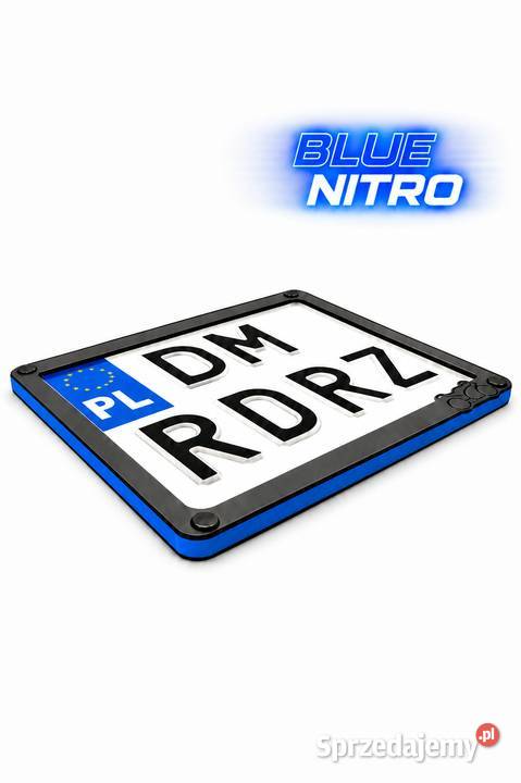 Ramka tablicy rejestracyjnej motocyklowa