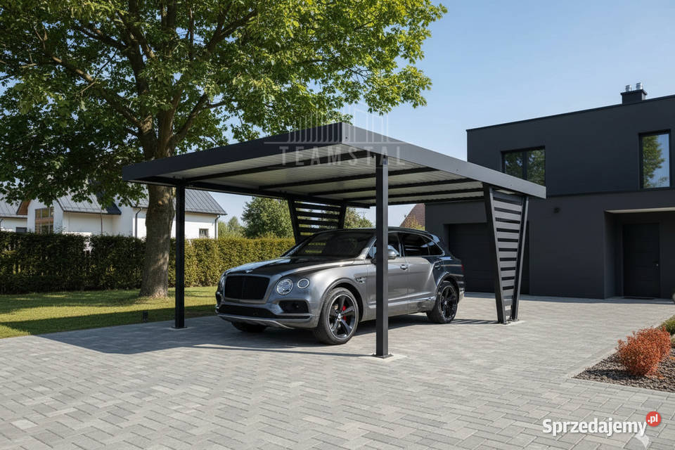 Carport V PREMIUM 43x5m Wypełnienie panelami