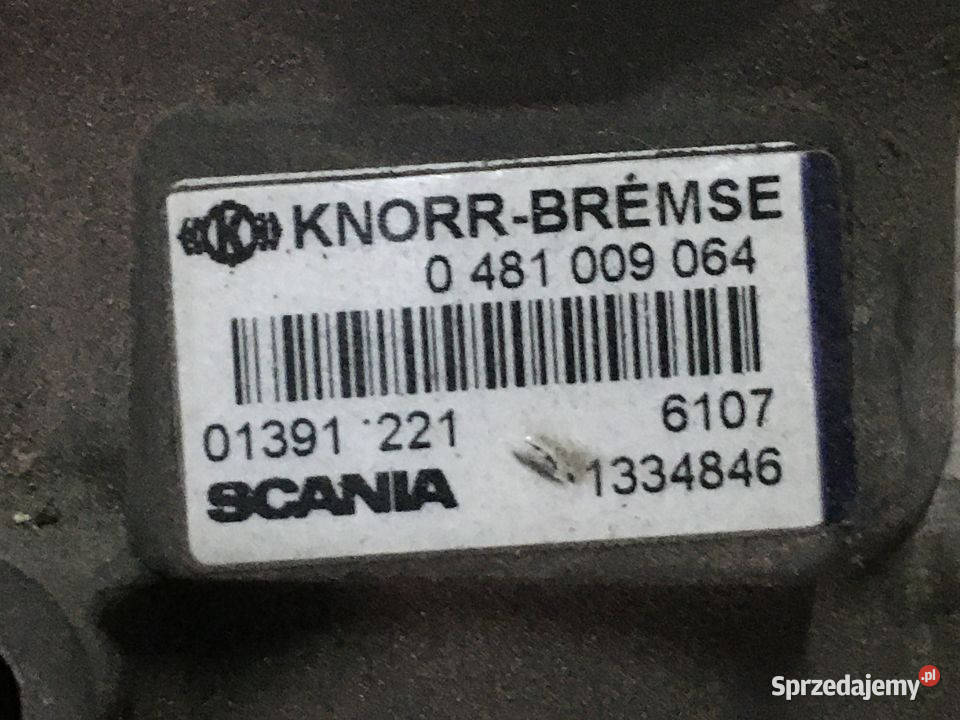 Zawór Knorr 0481009064 Scania 1334846 Maszewo