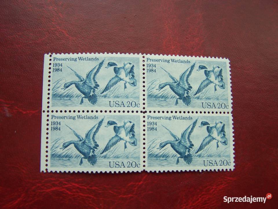 USA 1984 MNH Mi 1701 Fauna Ptaki Kaczki 4x Tychy