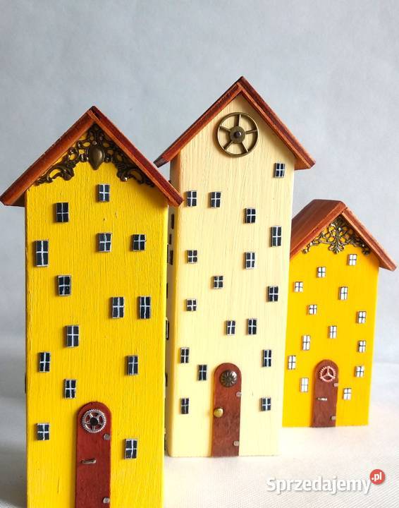 Zestaw dekoracyjnych domków Słoneczne Wrocław