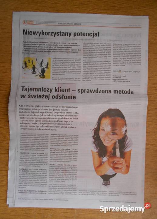 Raport Jakość obsługi klienta w Polsce Gazeta