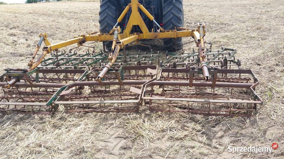Brona ciężka hydrauliczna 4m z wałami strunowymi Trębaczew sprzedam