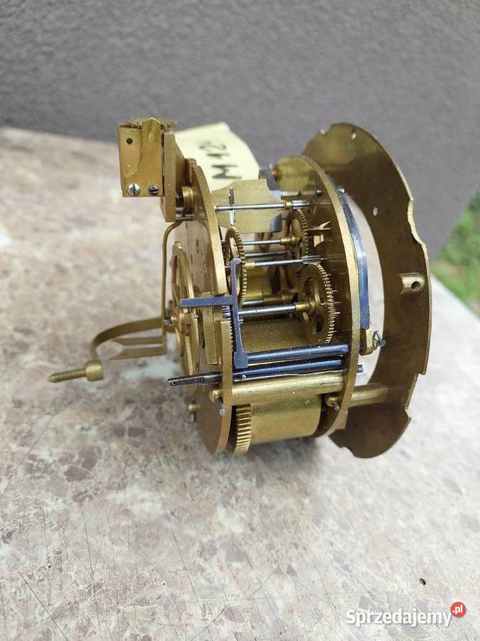 M124 Mechanizm starego zegara kominkowego pomorskie Tczew sprzedam