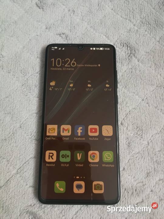 Smartfon Huawei P30 128GB 6GB RAM Zestaw IGŁA wielkopolskie Ostrów Wielkopolski