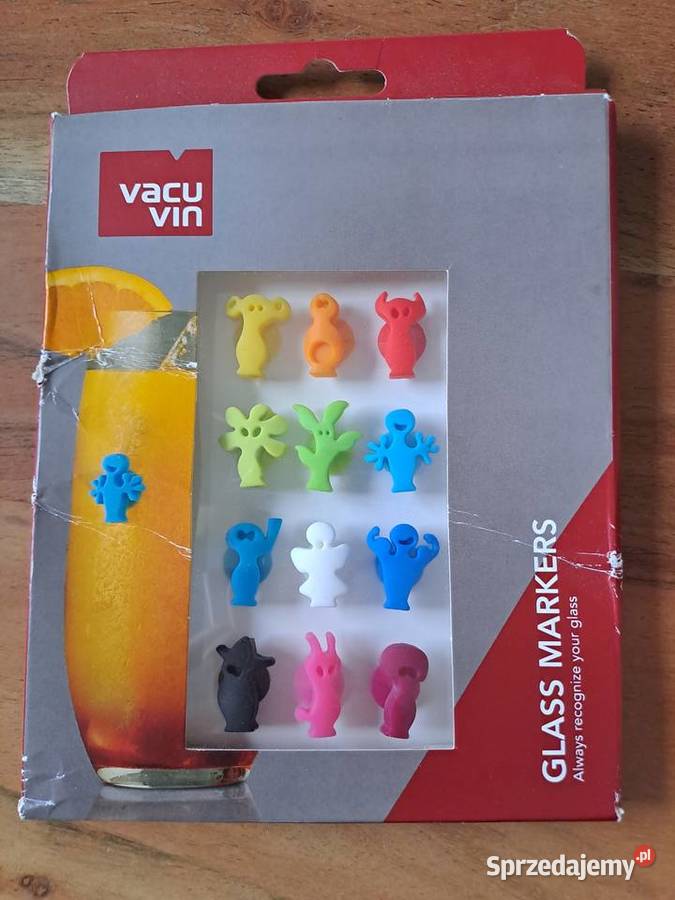 Vacu Vin Znaczniki do kieliszkó Markery do Warszawa