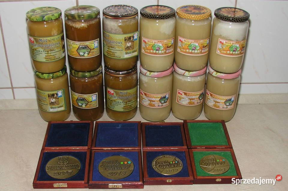 Miód pierzga propolis z własnej pasieki na Nowa Wieś Reszelska
