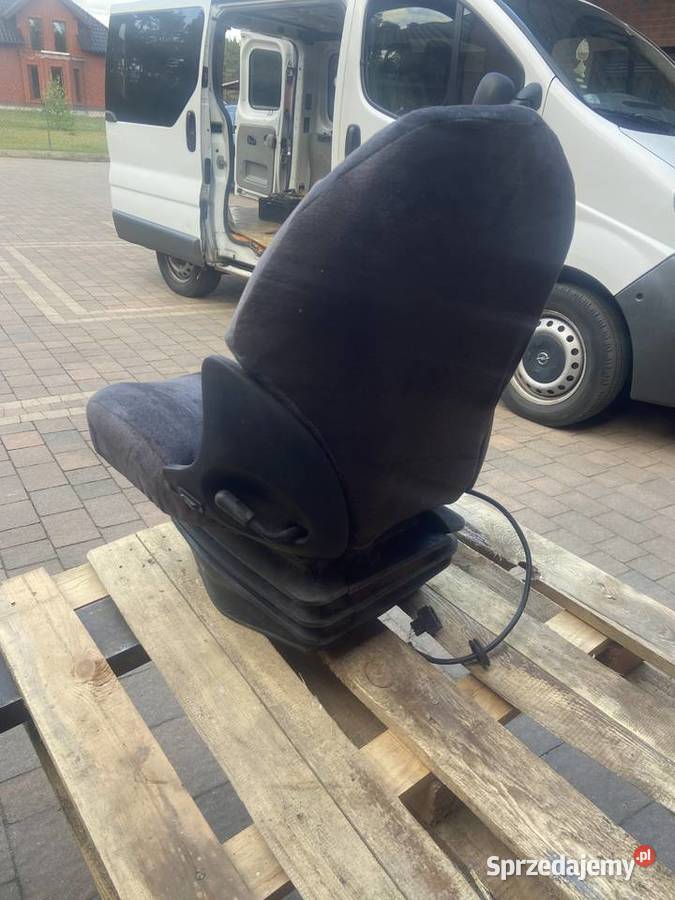 Fotel do ciągnika ładowarki wózka widłowego Pozostałe Brzeziny