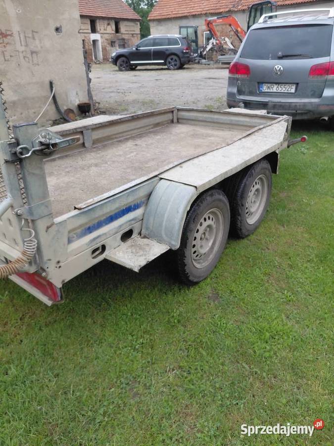 Przyczepa wiola do przewozu minikoparki