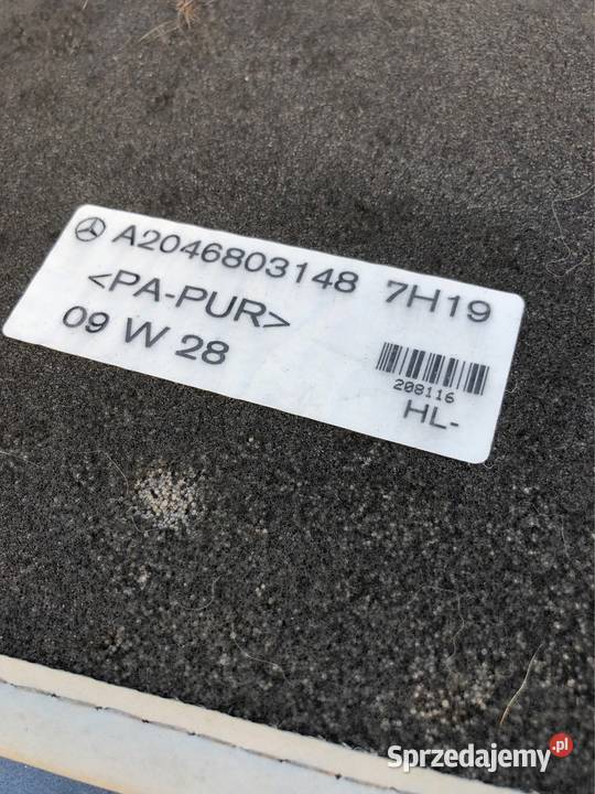 Dywaniki mercedes w204 welur oryginalne pomorskie Gdańsk