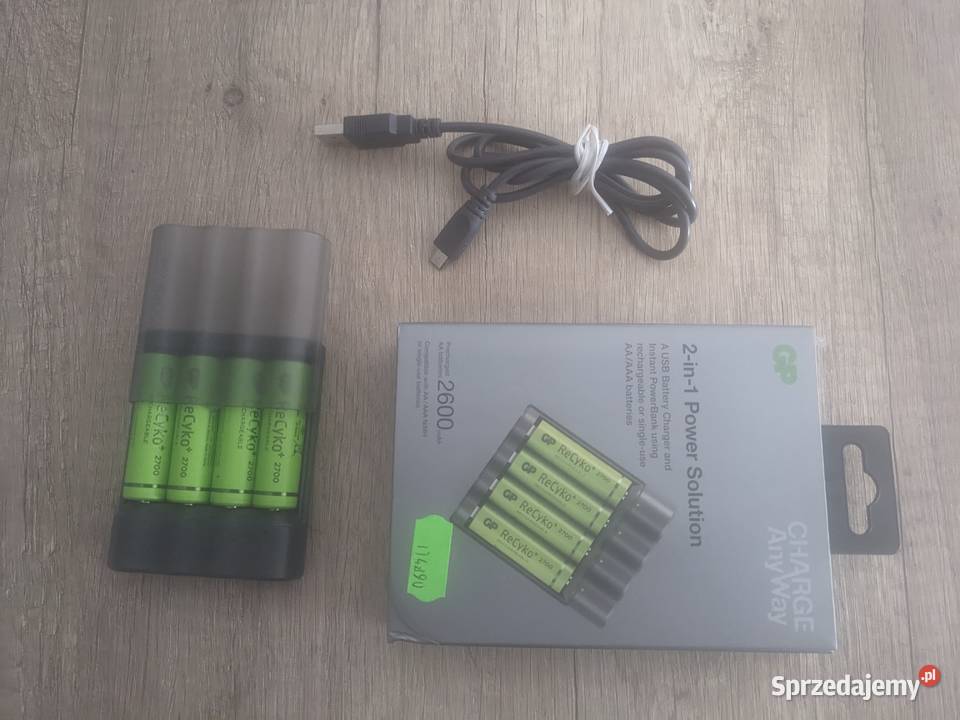 Ładowarka do akumulatorów AA 2600 GP powerbank Warszawa