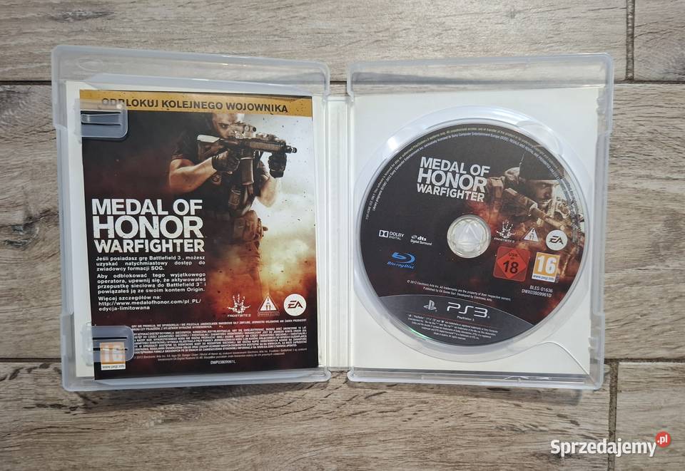 Gra Medal of Honor Warfighter 3 PlayStation 3 Żuromin