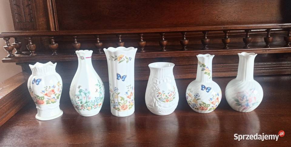 Wazonik Motylki łąka kwiatki trawkiwiosna Porcelana i szkło Gdańsk